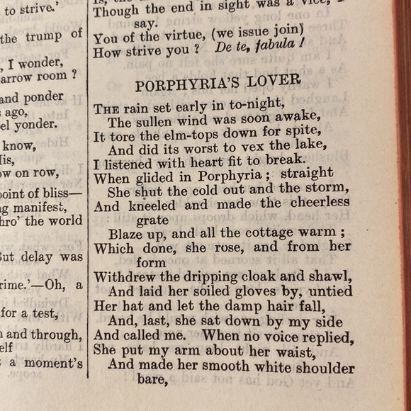 POEMS of Robert browning leather bond 1925 black textured gilt page edges - Picture 9 of 12